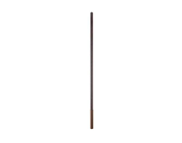 VARILLA DE MADERA WENGÉ CON EMPUÑADURA DE CUERO (84cm)