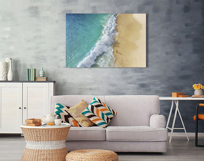 CUADRO BRISA DE MAR WAVE FOTOGRAFÍA ARTISTICA IMPRESA EN ACRILICO (80×120CM)