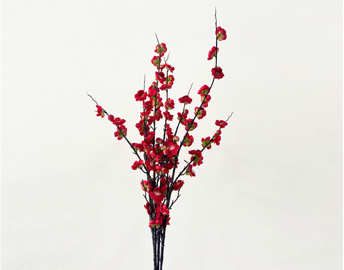 FLOR CEREZO ROJO (4 PZAS)