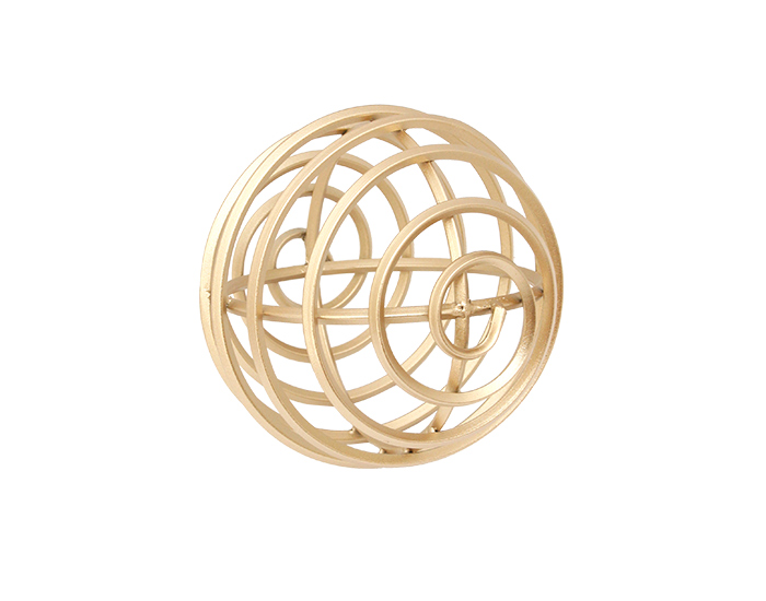 FIGURA DECORATIVA CRESTIN DORADO MEDIANO (17.5cm) - MOD. MCH.FIG.0264