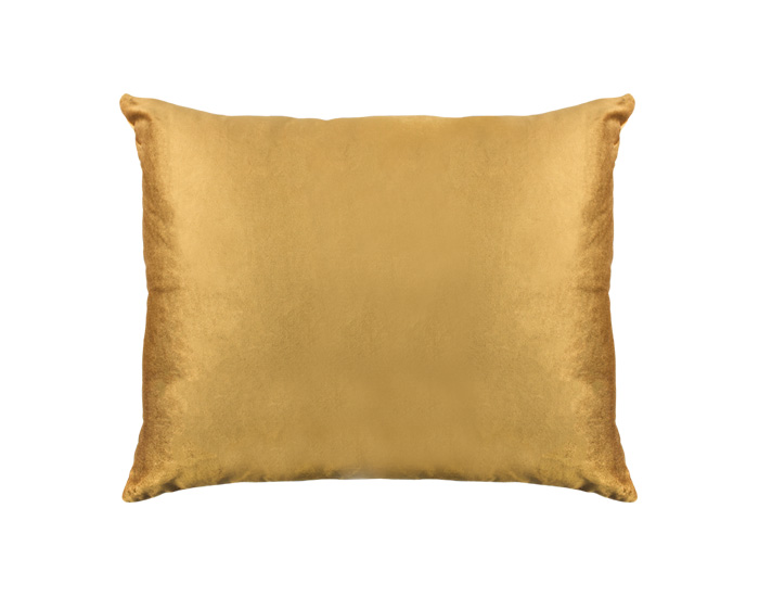 COJÍN GOLD TERCIOPELO COLOR CARAMELO (50×40CM)