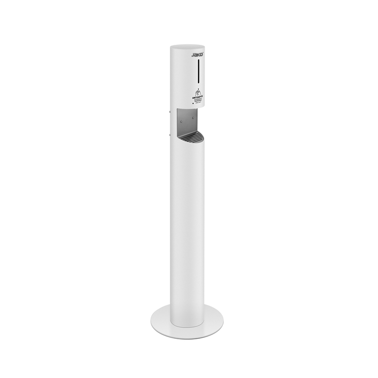 DISPENSADOR AUTOMÁTICO DE GEL ANTIBACTERIAL COLOR BLANCO (120×14cm)