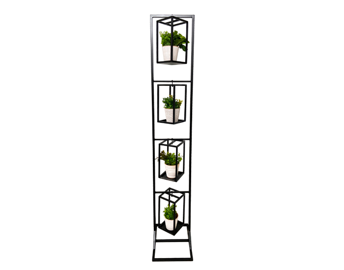 MUEBLE CON MACETAS GIRATORIAS (200×36×46cm) - MOD. MCH.MAC.0046