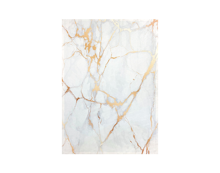 CUADRO LIENZO BLANCO CON DORADO EN FORMA DE FISURAS (120×86cm) - MCH.CUA.0125