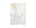 CUADRO LIENZO BLANCO CON DORADO EN FORMA DE FISURAS (120×86cm) - MCH.CUA.0125
