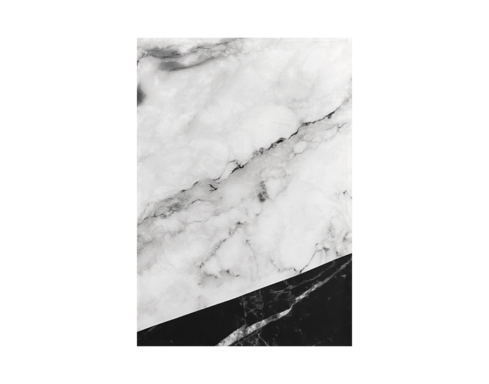 CUADRO MÁRMOL LIENZO BLANCO Y NEGRO (120×86cm) - MCH.CUA.0127