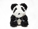 FIGURA DECORATIVA ROSE OSO PANDA CON MOÑO (39.2×30×30cm)