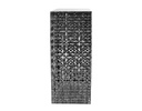 LÁMPARA DE PISO HIERRO DE CRUZ COLOR NEGRO Y GRIS (120×40×40cm)