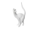 ESCULTURA DECORATIVA GATO FELIX BLANCO (46×11×23cm)
