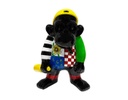 ESCULTURA DECORATIVA CHIMPANCE CHANOK MULTICOLOR (46×39×17cm)