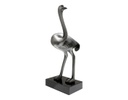 ESCULTURA DECORATIVA AVESTRUZ LOUIE SATINADO (47×18×13cm)