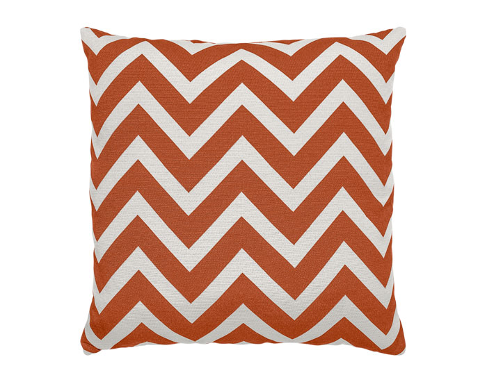 COJÍN MOUNTAN MANDARINE CON ZIGZAG COLOR CANELA Y CREMA (45×45cm)