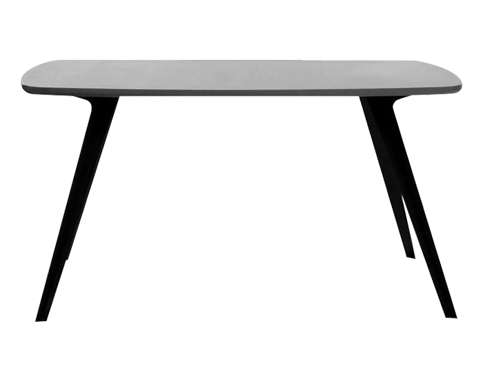 MESA DE COMEDOR EVEN CUBIERTA DE MADERA NATURAL PARA 4-6 PERSONAS (140×80cm)