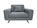 SILLÓN INDIVIDUAL DEXTER COLOR GRIS DENIM CON RESPALDO DESLIZABLE (84×123×109cm)