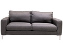 LOVE SEAT VENET COLOR GRIS VISÓN CON PATAS DE METAL (85×188×96cm)