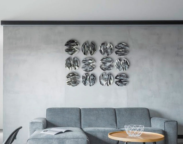DECORACIÓN DE PARED SET DEMETRIOS NEGRO (12 PZAS)