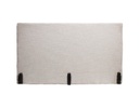 CABECERA ATLANTA KING SIZE TAPIZADO (12×208×120cm)