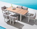 MESA DE COMEDOR BORROMEO PARA JARDÍN 6/ PERSONAS - MOD. MCH.MES.0438