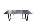 MESA DE COMEDOR COLOR NEGRO (200×90cm)