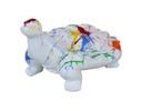 ESCULTURA DECORATIVA TORTUGA MULTICOLOR (58×30×41cm)