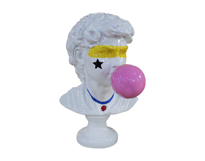 ESCULTURA DECORATIVA DAVID CHICLE (21×28×40cm)