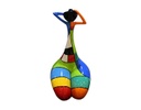 ESCULTURA DECORATIVA MUJER VENUS MULTICOLOR BRAZOS AZUL/NARANJA (23×20×43cm)