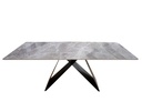 MESA DE COMEDOR TRIÁNGULO GRIS (180×90cm)