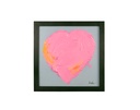 CUADRO LOVE BLUE C/MARCO 30 X 30 CM