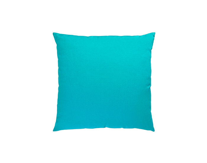 COJÍN EXTERIOR COLOR AZUL TURQUESA (45×45cm)