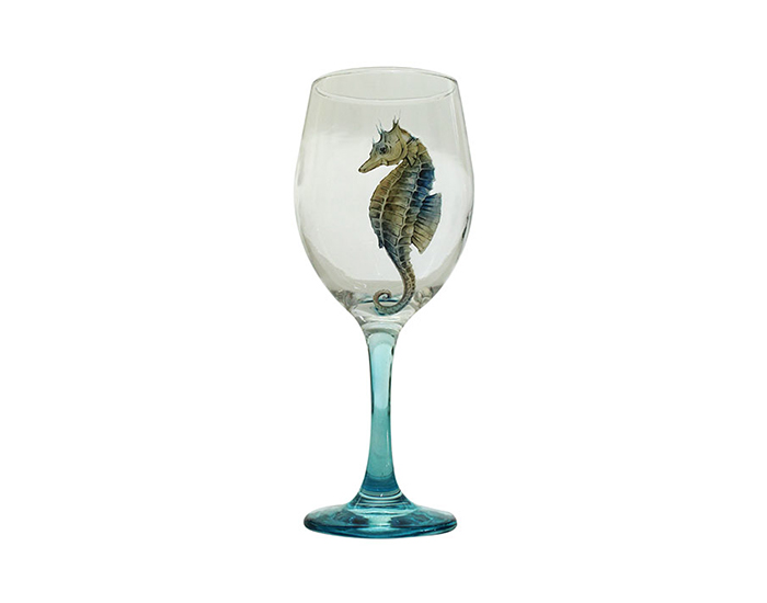 COPA DE VINO COLORETTE HIPPOCAMPUS BASE DE COLORES