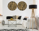 DECORACIÓN DE PARED SET PALERMO DE CRISTAL (2 PZAS)
