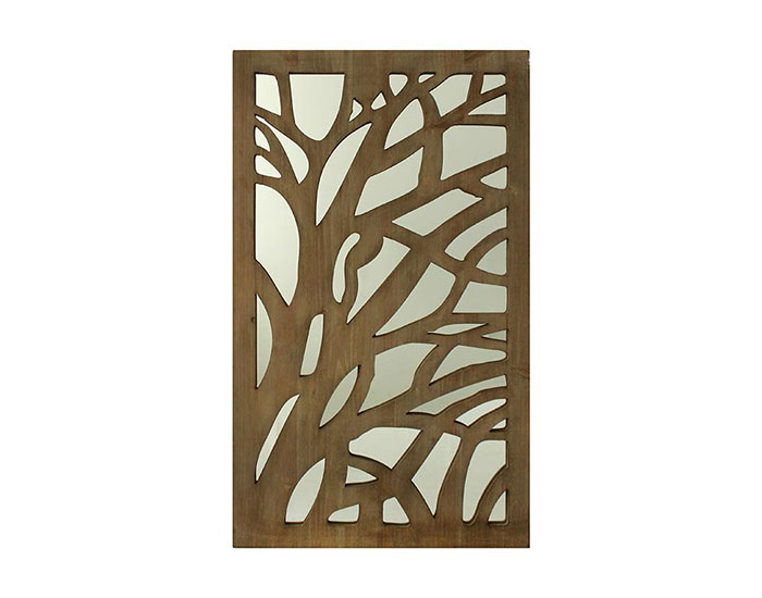 ESPEJO DECORATIVO ELTON RAMAS MADERA (99.5×59.5×3cm)