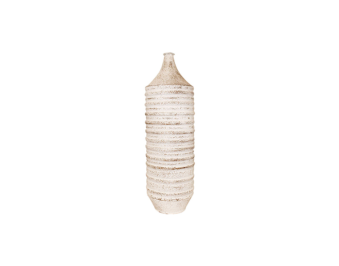FLORERO DE CERÁMICA METÁLICO VINTAGE (50×13×13cm) - MOD. MCH.FIG.0123