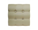 PANEL 3D DEREK 010 CAPITONADO CON CRISTAL COLOR BEIGE (58.5×58.5cm)