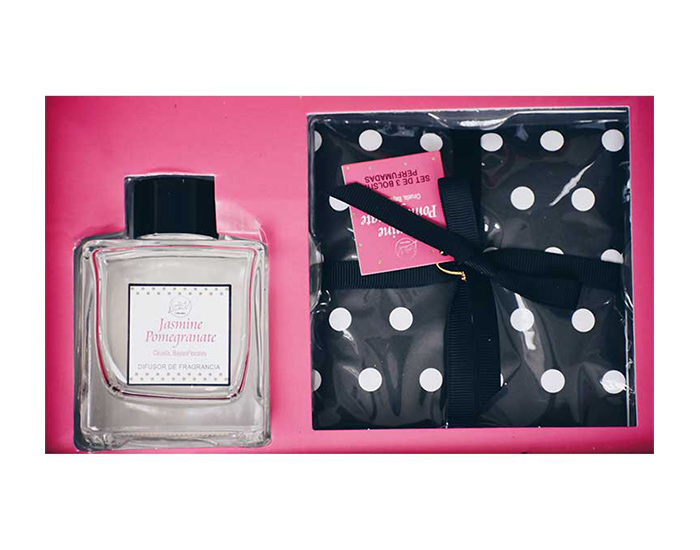 DIFUSOR DE FRAGANCIA AROMA JASMINE Y GRANADA (100ml)
