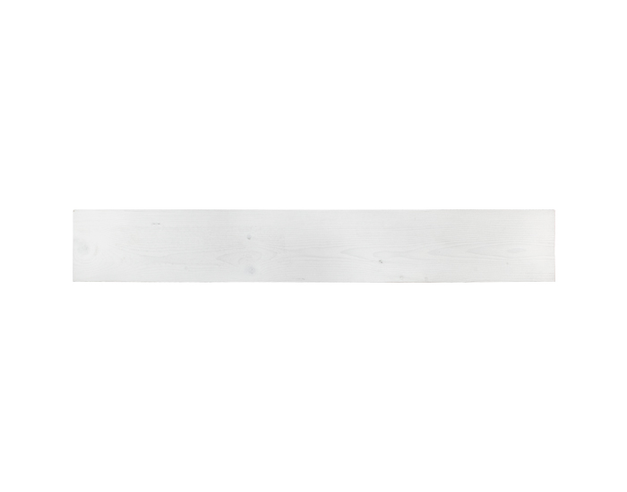 PANEL DECORATIVO MADERA DE PINO COLOR BLANCO (12.8×90cm)