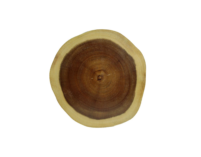 TABLA DE PICAR BOTURA MADERA DE ACACIA FORMA CORTEZA DE ÁRBOL (2×27cm)